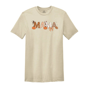 Fall Mama Coquette Pumpkin Shirt, Fall Vibes Shirt, Holiday Season Shirt, Mom Fall Gifts, Cute Mom Shirt, Thanksgiving Shirt