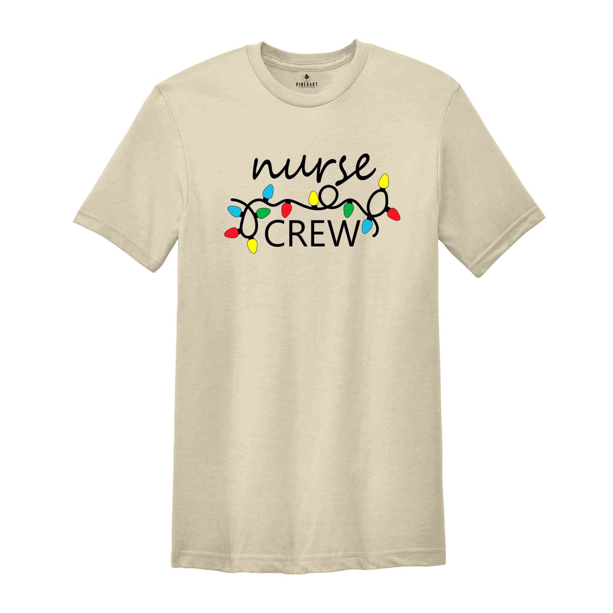 Nurse Crew Christmas Shirt, Christmas Lights, Nurse Christmas Shirt, Funny Christmas Shirt, Christmas gift, Christmas shirt