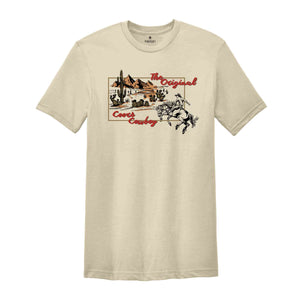 The Original Coors Cowboy T-Shirt, Rodeo Club Shirt, Coors Cowboy Tee, Original Coors Shirt, Western Style Tee