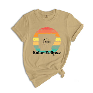 Arkansas Solar Eclipse T-Shirt, April 8 2025 Solar Eclipse, Total Solar Eclipse Apparel, Solar Eclipse Shirt