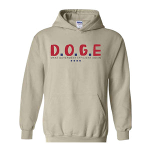 DOGE Department of Government Efficiency Sweatshirt, Trump Musk Hoodie, Political Hoodie, D.O.G.E Hoodie, Funny Mom Hoodie