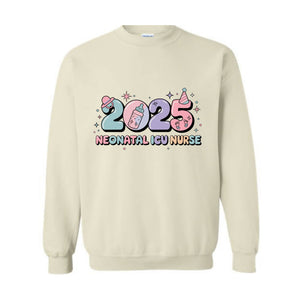 2025 Neonatal ICU Nurse Sweatshirt, Care Nurse Gifts