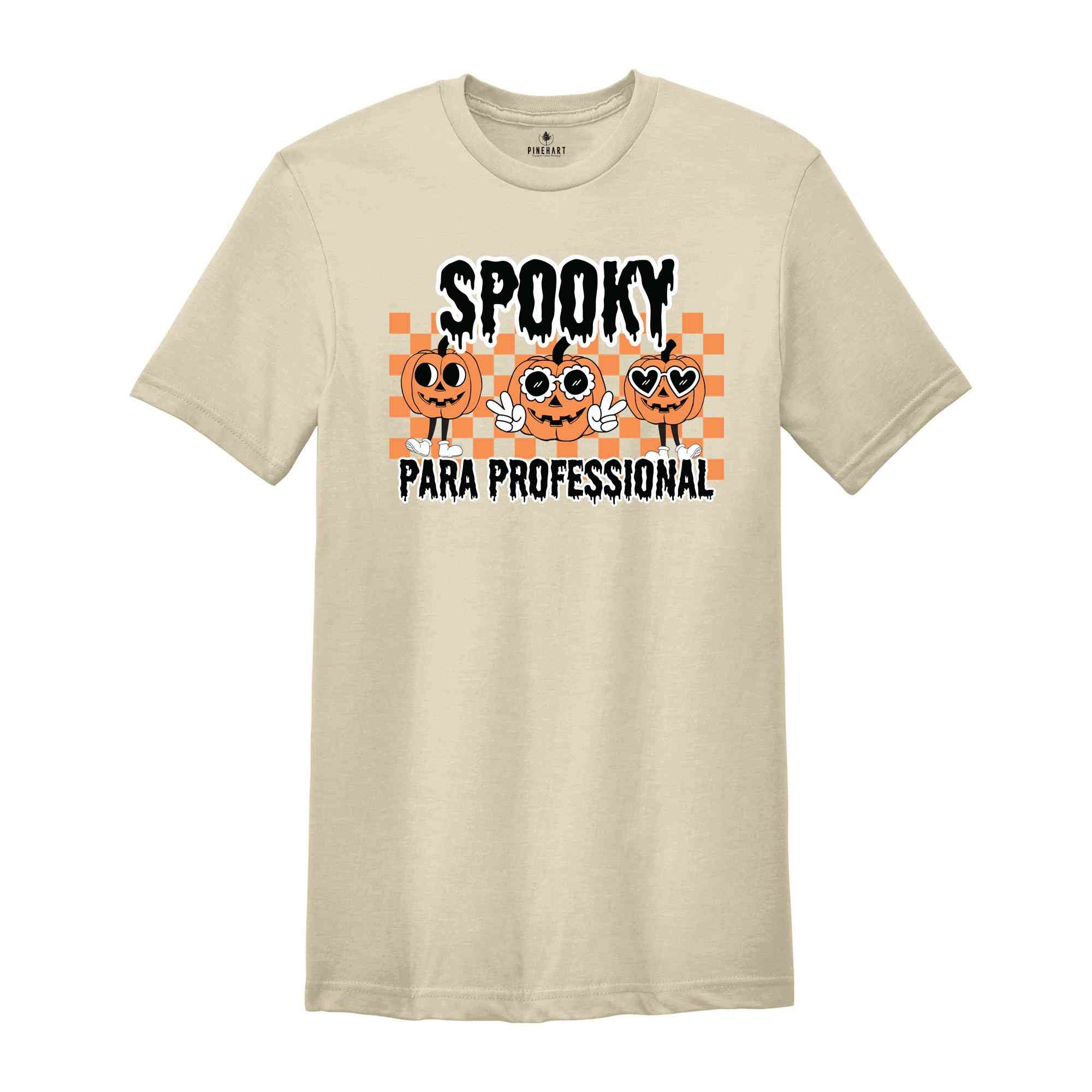 One Spooky Para Professional Halloween Shirt, Halloween Paraprofessional Shirt, Spooky Para Shirt, Ghost Paraprofessional Shirt, Pumpkin Tee