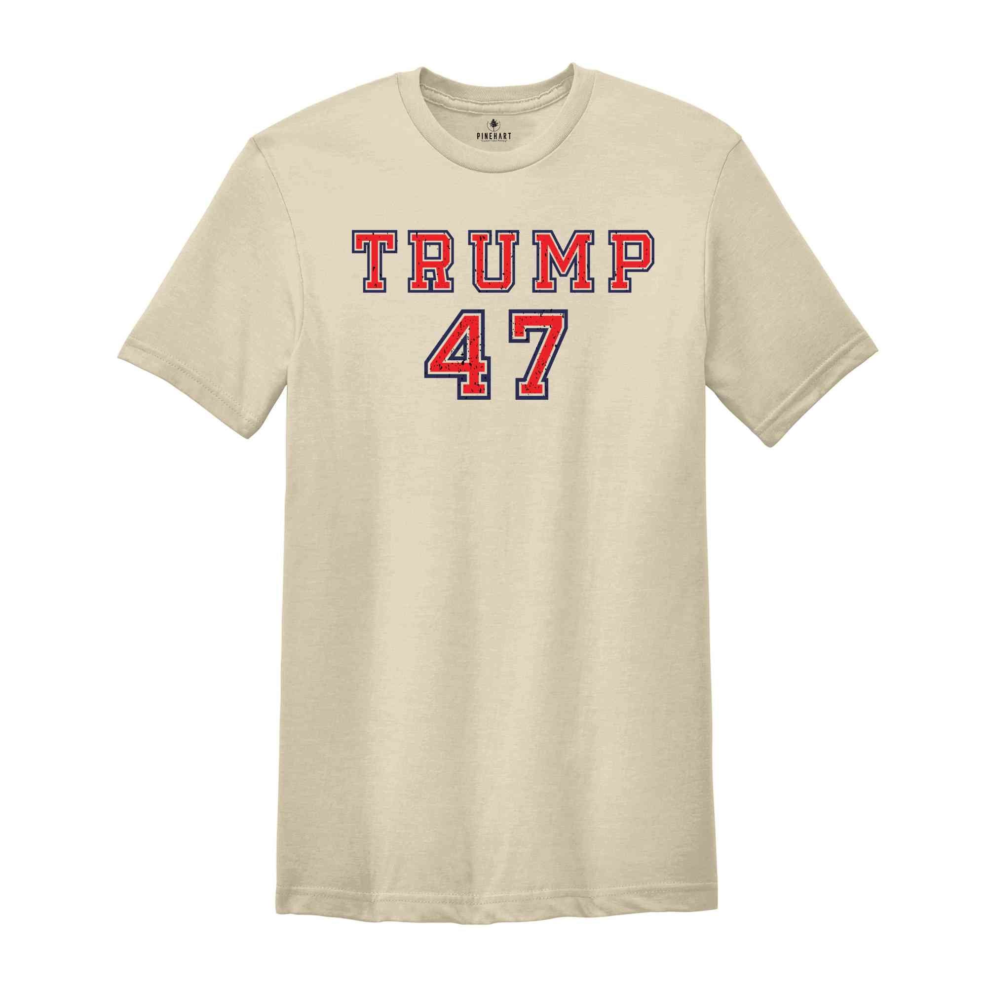 Trump 47 Vintage Shirt, Patriot President Tee, American Election T-Shirt, Take America Back T-Shirt, USA Pride Shirt