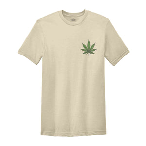 Weed Leaf Shirt, Marijuana Shirt, Stoner Shirt, Weed Pocket Shirt, Leaf Shirt, Gifts For Stoners, Cannabiss Shirt