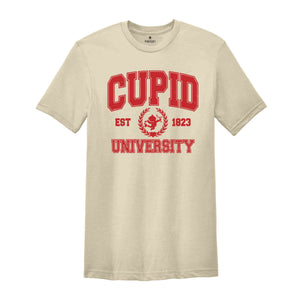 Cupid University Shirt, Valentine Shirt, Funny Valentine's Day, Valentine's Day Shirt, Cupid Vibes, Retro Valentine