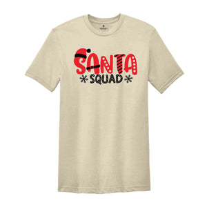 Santa Squad Christmas Tee, Santa Claus Shirt, Xmas Gift, Christmas Shirt, Holiday Shirt, Santa Crew Tee, Family Matching