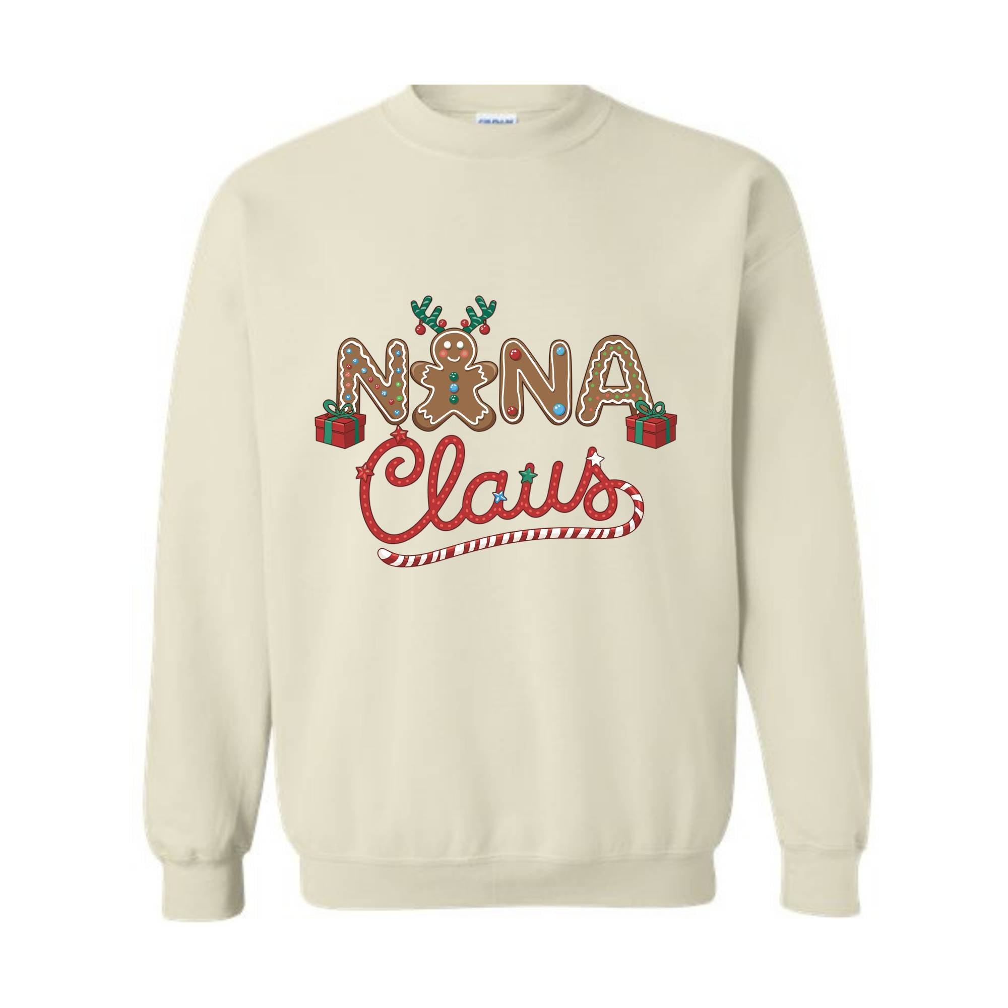 Nana Claus Sweatshirt, Nana Christmas Sweatshirt, Nana Sweat, Nana Christmas Sweater, Family Claus Sweatshirt