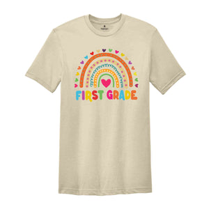 First Grade Teacher Shirt, 1st Grade Teacher Shirt, First Day of School Shirt, Back To School Shirt, School Shirts, Teacher Rainbow Tee