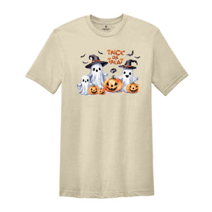 Trick Or Treat Shirt, Halloween Candy T-shirt, Halloween Ghosts Tee, Pumpkin Shirt, Halloween Gifts For Candy Lovers