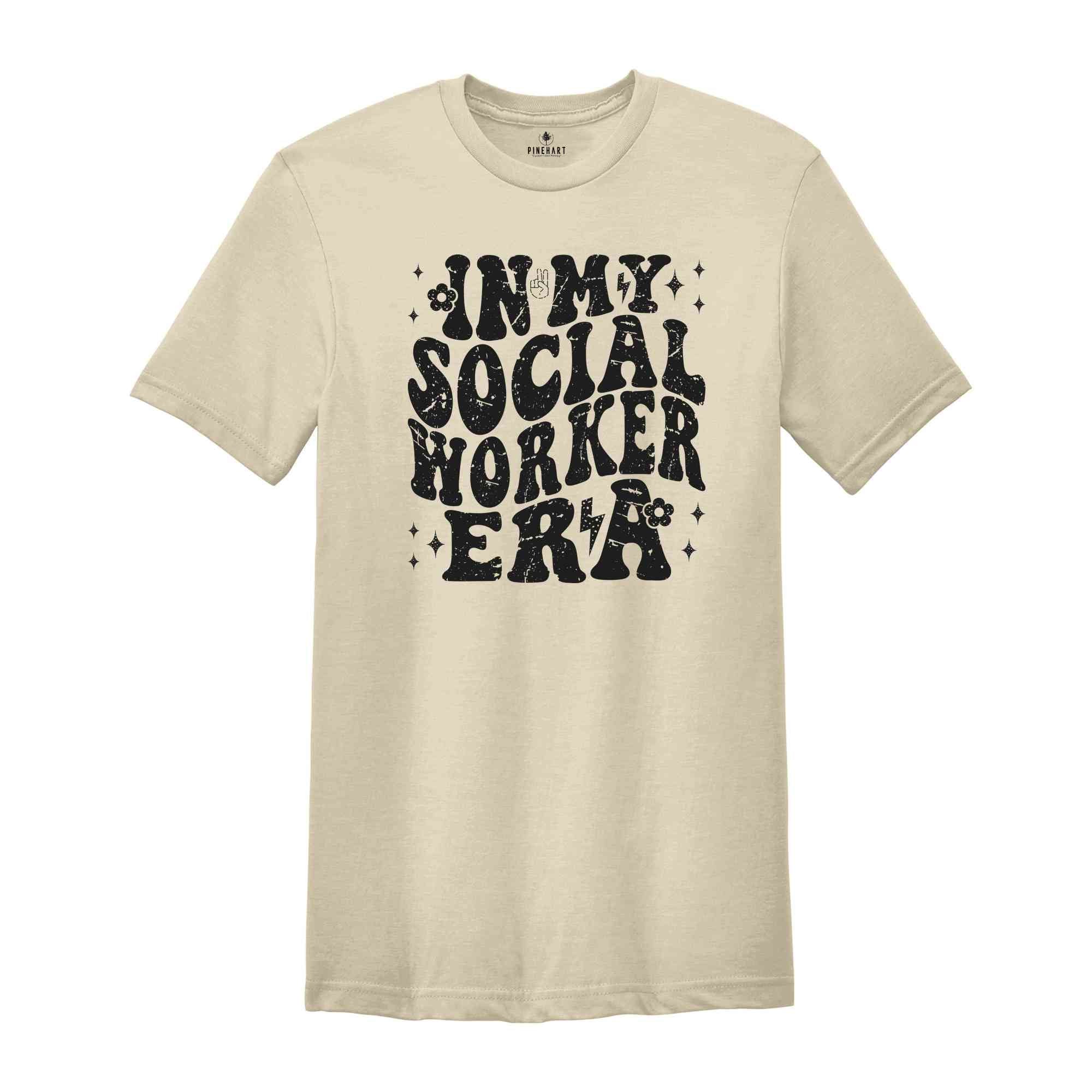 In My Social Worker Era Shirt, Social Work Tee, Social Worker Gift, School Social Worker, Appreciation Gift, Social Work Month, Social Tee