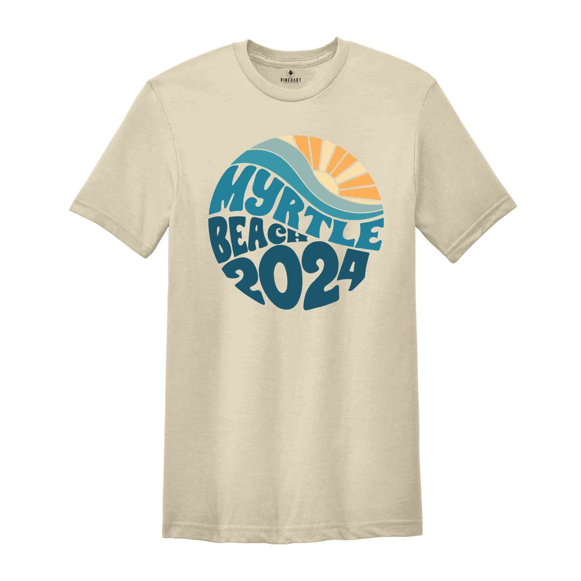 Myrtle Beach Shirt, Family Vacation 2024 Tee, Vacay Mode T-Shirt, Matching Beach Trip Gift Shirt, Summer Vibes T-Shirt