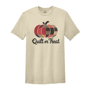 Quilt or Treat Shirt, Quilters Halloween Shirt, Quilting Lovers Shirt, Gift for Quilting Mom, Funny Halloween Shirt, Halloween Quilter Tee