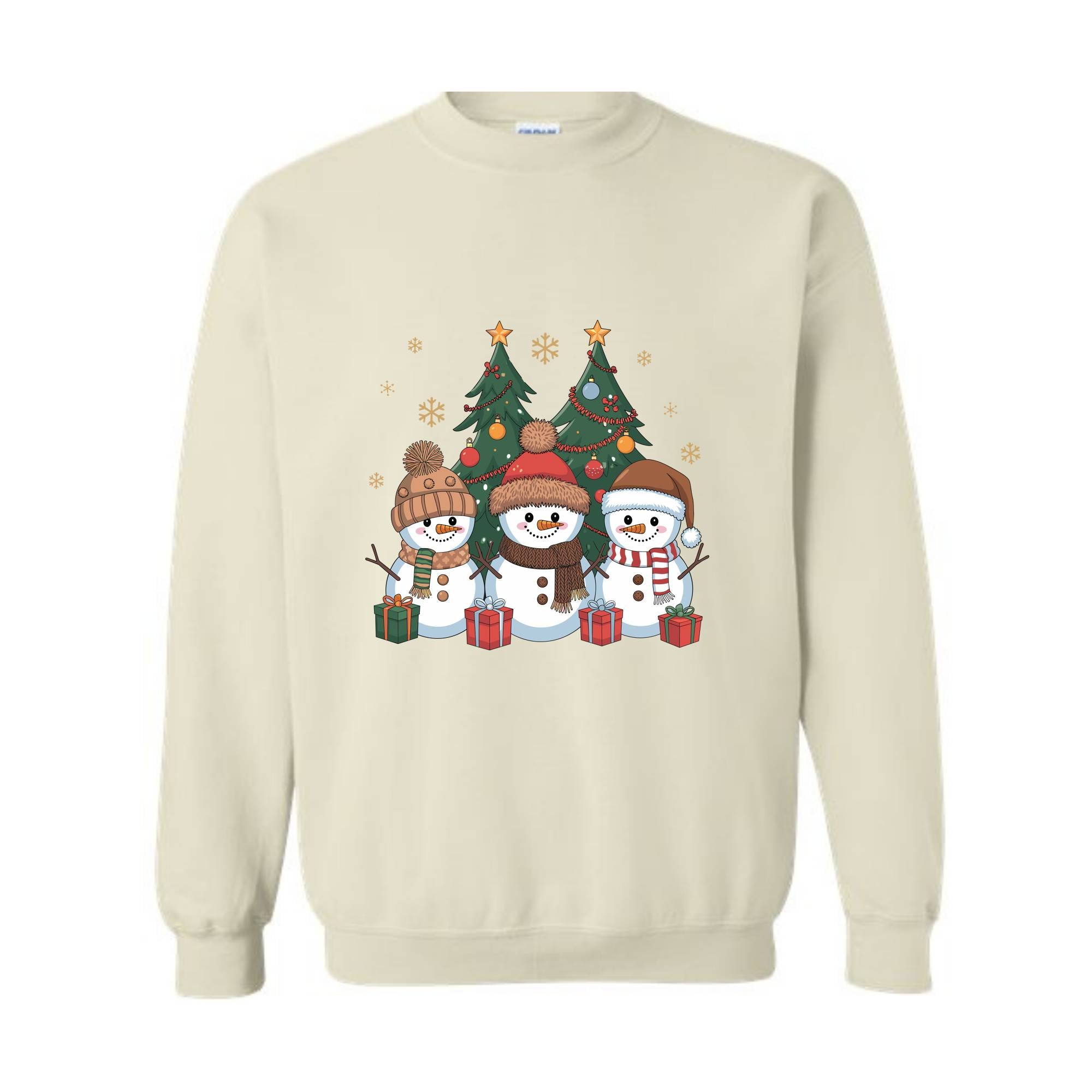 Snowman Sweatshirt, Christmas Sweatshirt, Cute Snowman Hoodie, Santa Hoodie, Christmas Hoodie, Cute Christmas Hoodie, Winter Sweat