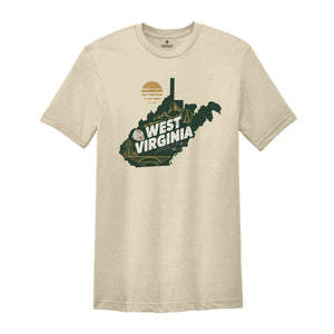 Retro State Of West Virginia Shirt, State Of West Virginia Shirt, State Shirt, West Virginia Shirt, West Virginia Lover Shirt