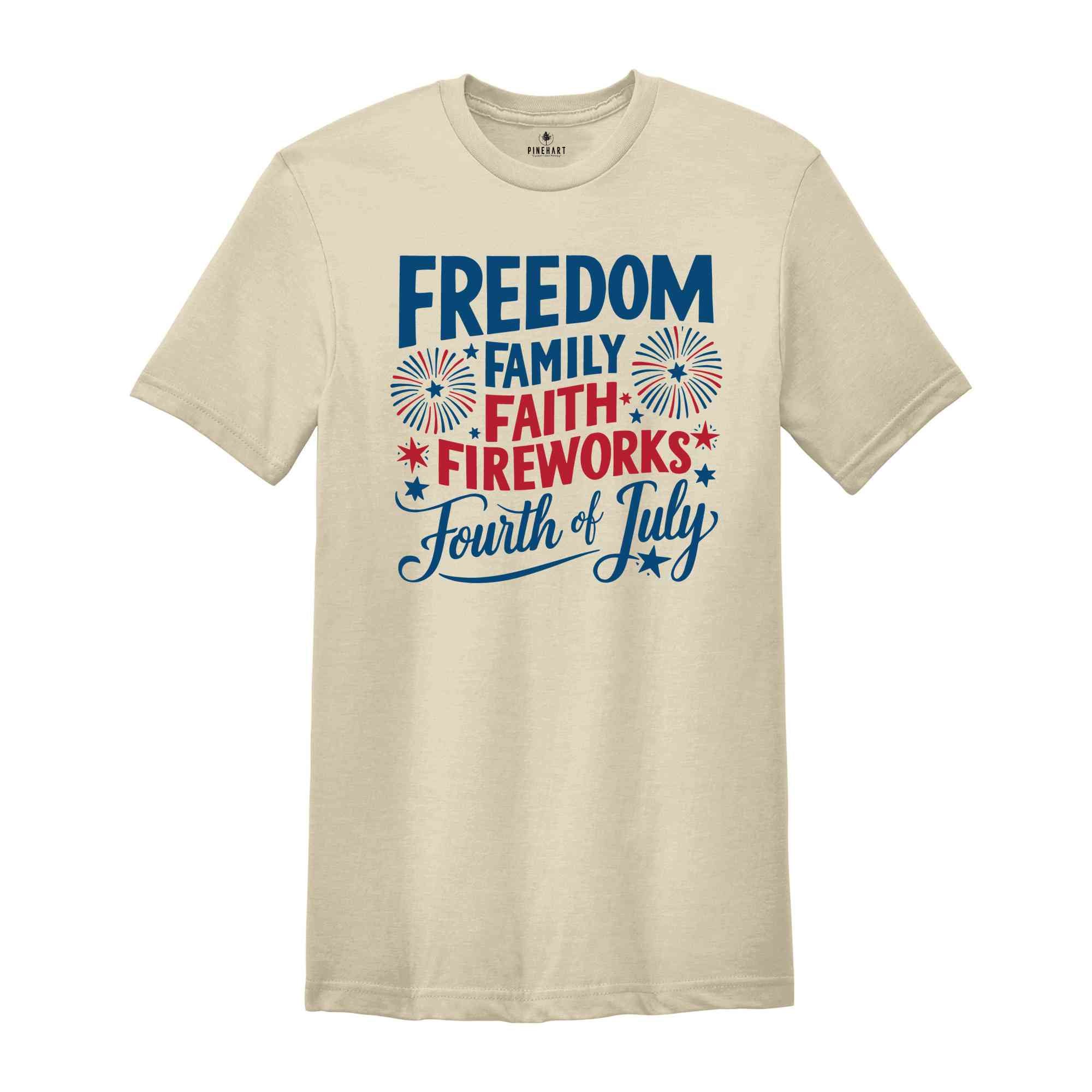 American Family Shirt, 4th Of July Family Party Shirt, Freedom Shirt, Firework Shirt, Funny Fourth Of July, Patriotic Shirts