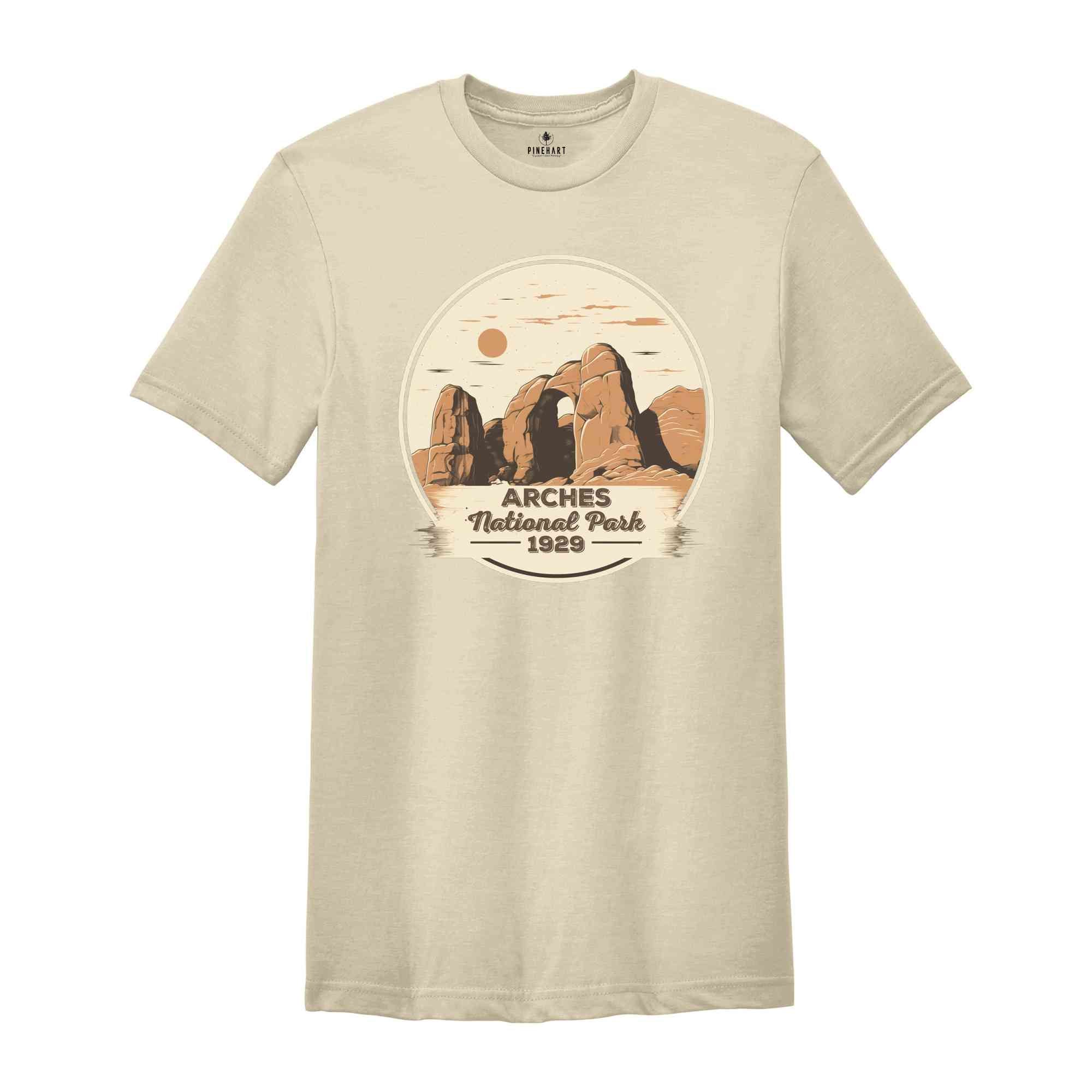 Arches National Park Shirt, National Parks Shirt, National Park Gift, Arches National Park, Nature Shirt, Vacation Shirt, Adventure Shirt