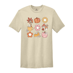 Retro Fall Shirt, Fall Vibes Shirt, Thanksgiving Shirt, Autumn pumpkin Shirt, Pumpkin Spice Shirt, Thankful Mom Shirt, Fall Autumn Shirt