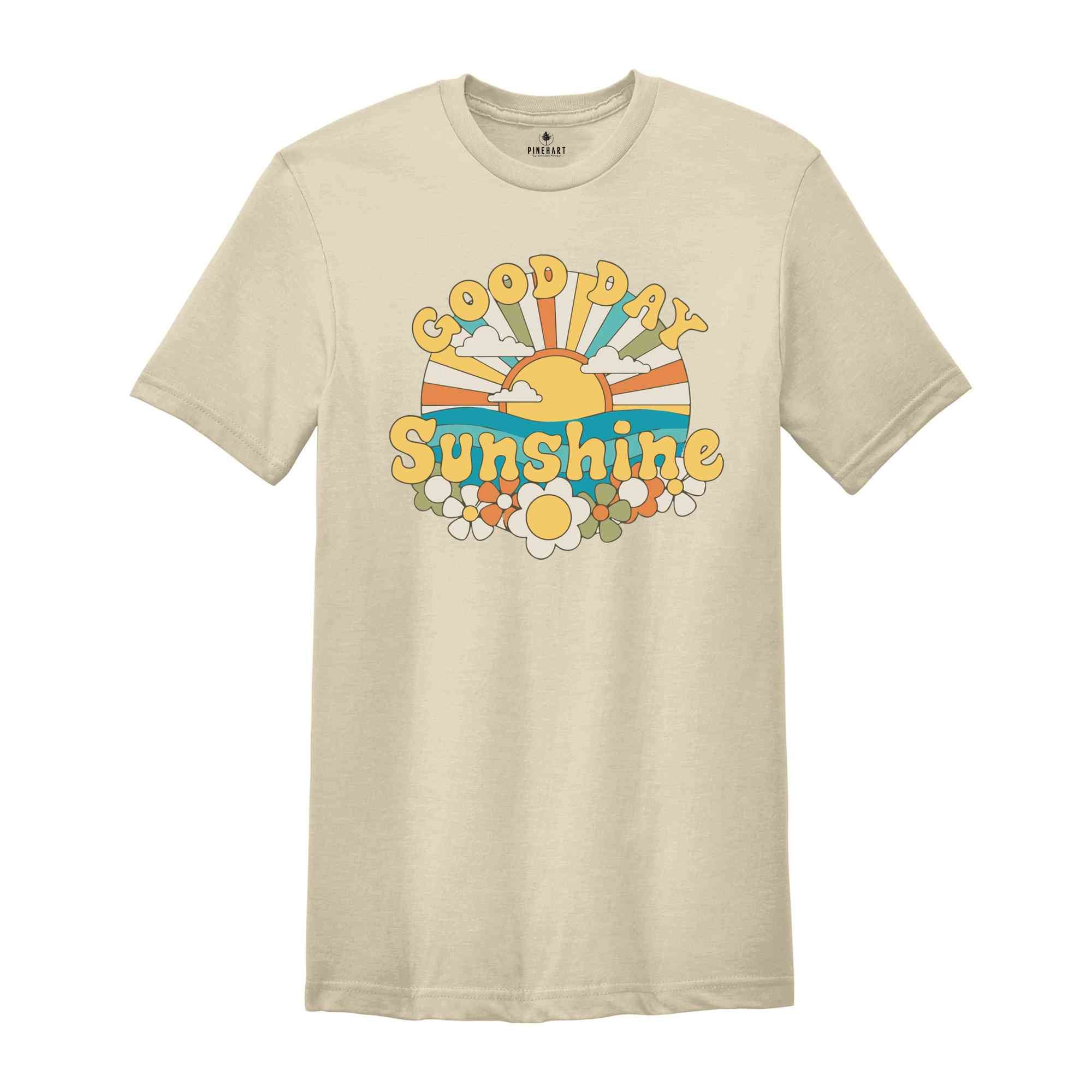 Good Day Sunshine Shirt, Summer Vibes Shirt, Beach Shirt, Vintage Sunshine Shirt, Retro Sun T-shirt