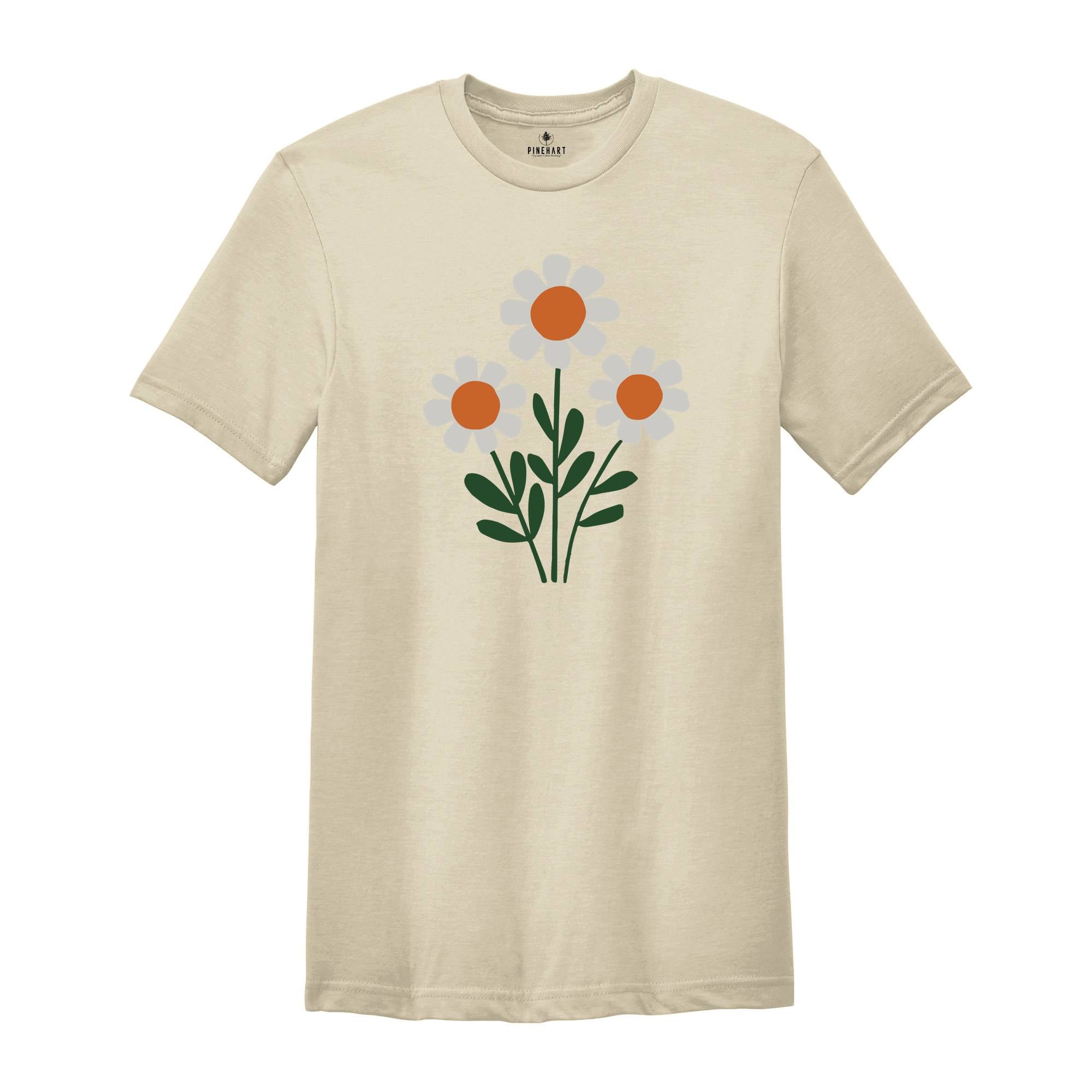 Flowers Shirt, Boho Shirt, Wildflowers Shirt, Boho Flowers Shirt, Floral Nature Shirt, Flowers Lover Shirt, Botanical Lover Shirt