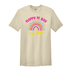 Pi Day Shirt, Funny Math Shirt, Math Lover Gift, Rainbow Pi Tee, Happy 3.14 Pi Symbol Shirt, Gift For Teacher