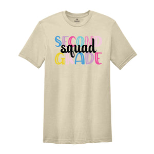 Second Grade Squad Shirt, Teacher Shirt, Grade Squad Teacher Shirt, Squad Shirt, New Teacher Shirt, Grade Shirt, Back To School Shirt