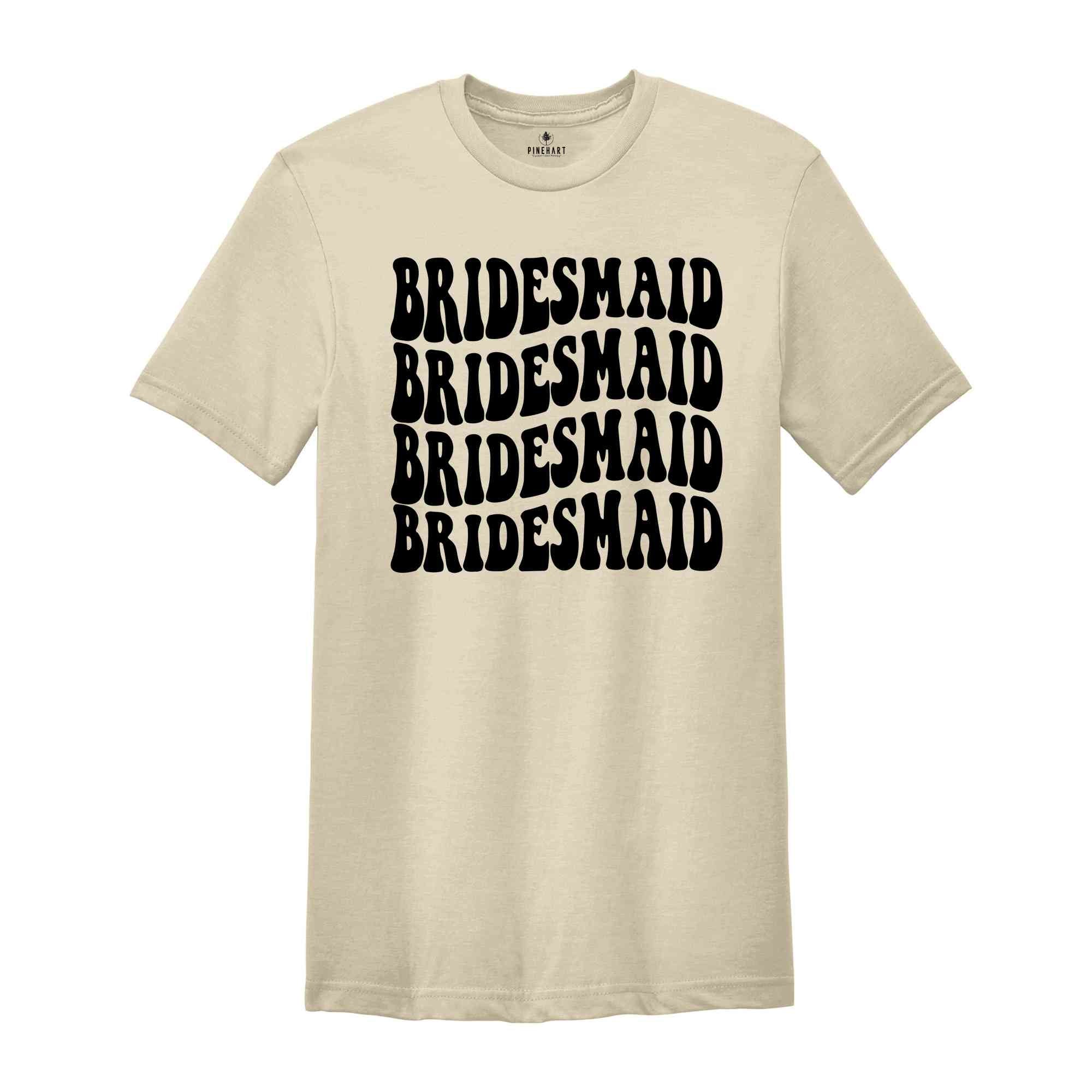 Bride Bridesmaid Shirt, Bridal Party Shirt, Bachelorette Party Shirt, Trendy Wedding, Cute Bride Shirt