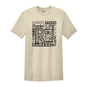 Raiders Shirt, Raiders Football Shirt, Raiders Baseball Shirt, Raiders Team Shirt, Raiders Cheer Shirt, Raiders Mascot Shirt