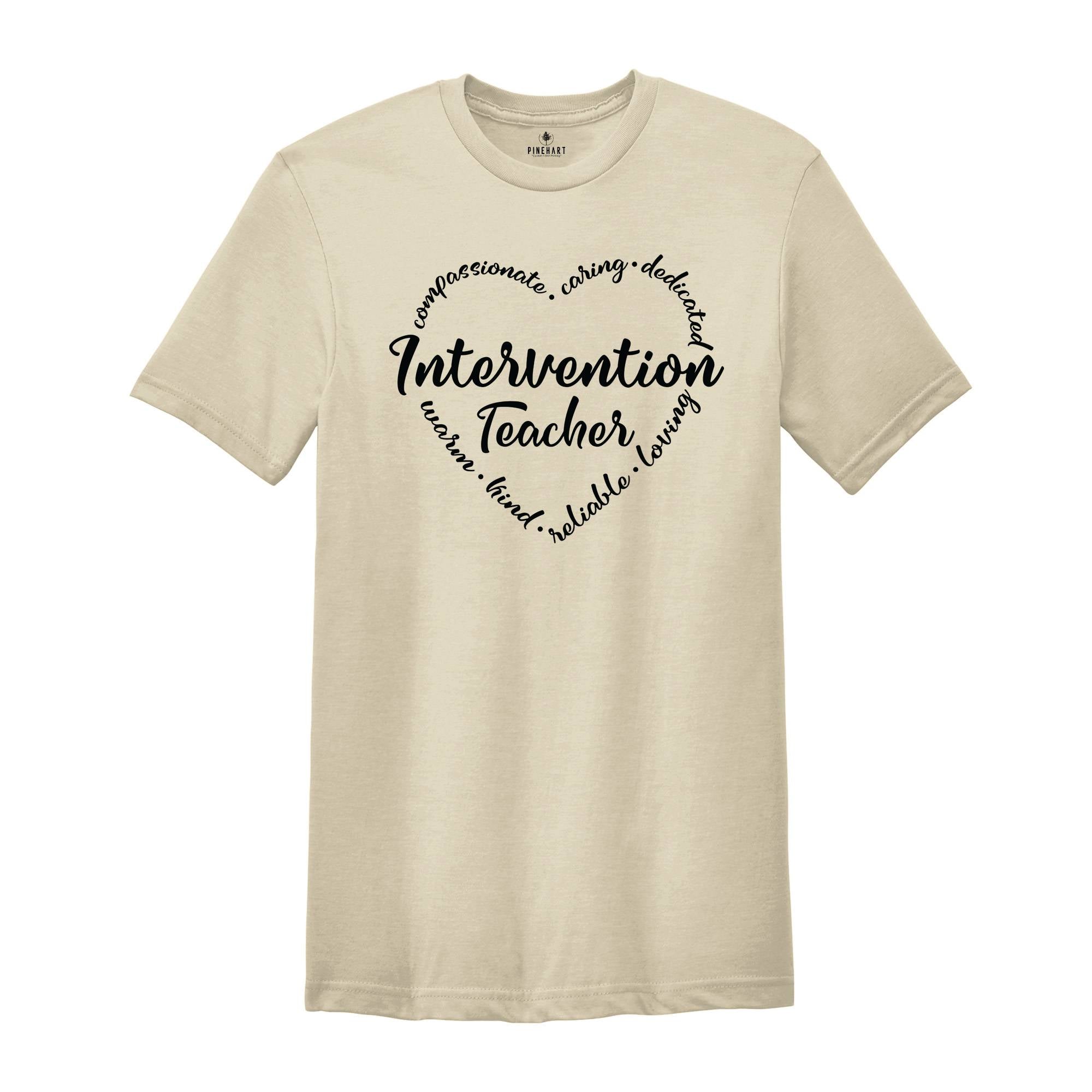 Intervention Shirt, Intervention Teacher Shirt, Early Intervention Shirt, Intervention Squad, Intervention Team, Elementary Teacher Tee