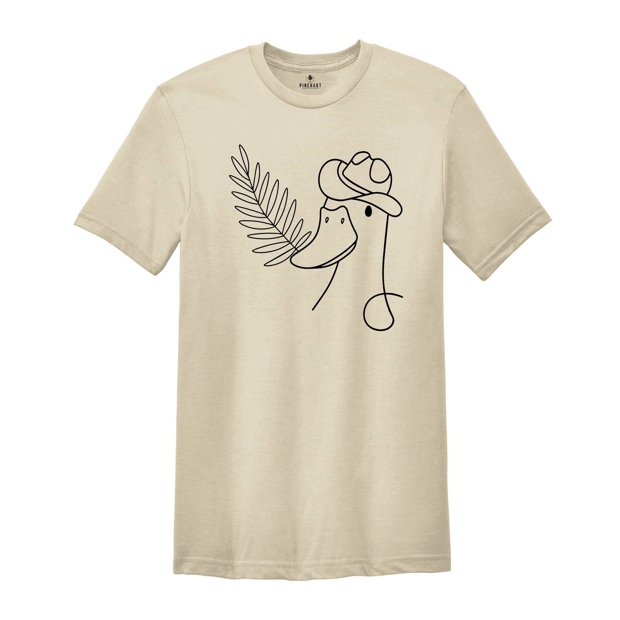 Farmer Duck Shirt, Duck Lover Shirt, Cool Duck T-Shirt, Animal Lover Tee, Farmer Shirt, Farm Duck Shirt, Cute Pet Tee