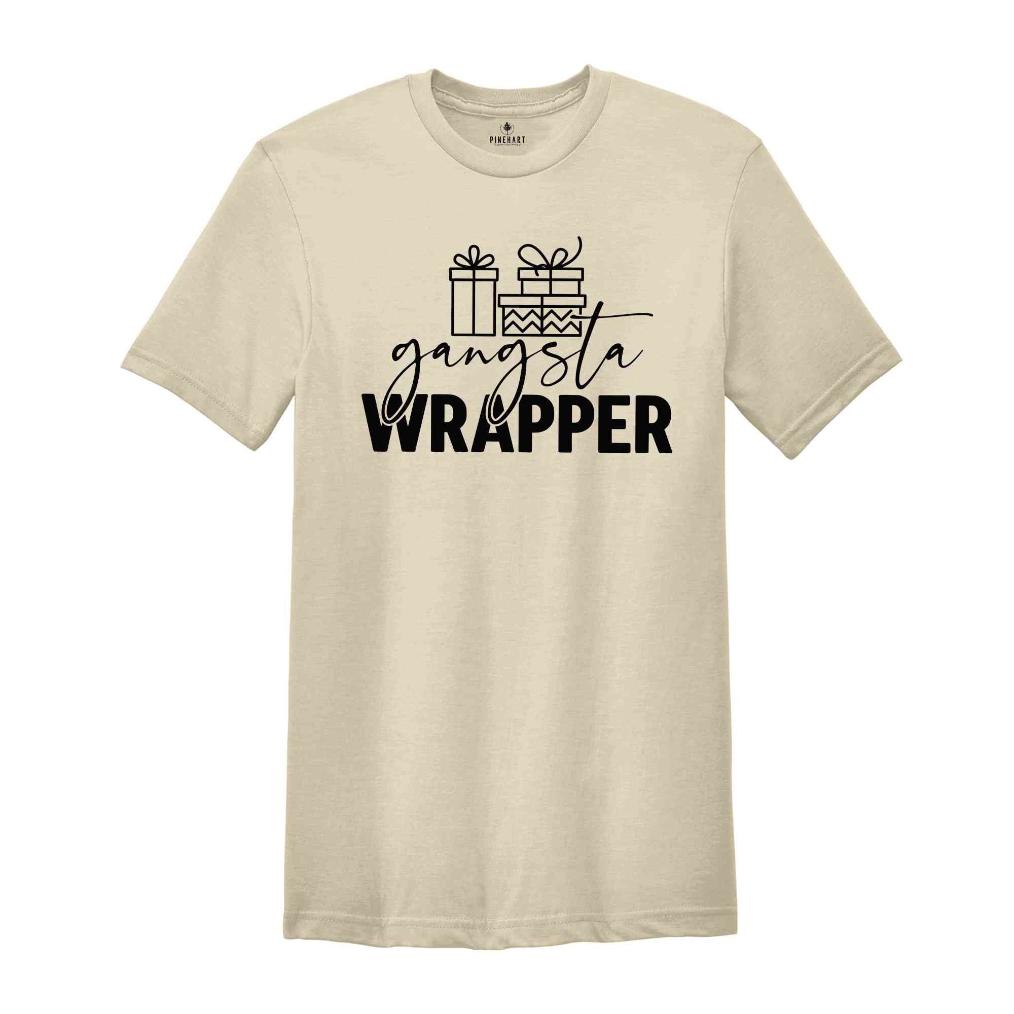 Gangsta Wrapper Shirt, Funny Christmas Shirt, Holiday Shirt, Cute Christmas Shirt, Christmas Shirt, Christmas Gift, Christmas Party Shirt