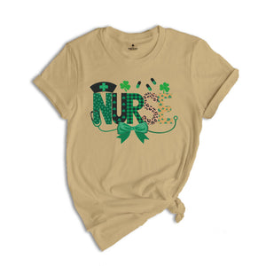 St. Patrick's Nurse Shirt, St Patrick's Day Shirt, Nurse Shirt, Nurse St. Patrick's Shirt, Nurse Stethoscope Tee, Gift for Nurse