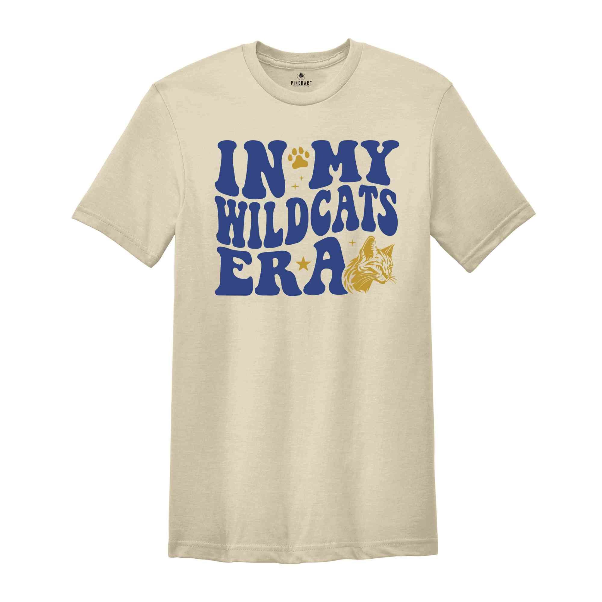 In My Wildcats Era Shirt, Wildcats Mascot Shirt, Team Mascot Shirt, School Spirit Shirt, Wildcats Fan Shirt, Gameday Shirt, Sports Shirt