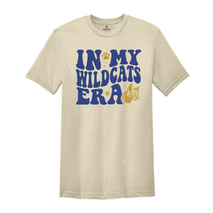 In My Wildcats Era Shirt, Wildcats Mascot Shirt, Team Mascot Shirt, School Spirit Shirt, Wildcats Fan Shirt, Gameday Shirt, Sports Shirt