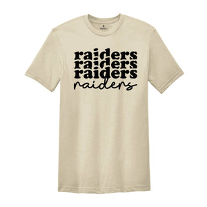 Raiders Written Team Mascot Shirt, Raiders Team Shirt, Raiders Team Spirit Shirt, Raiders Fan Tee, Raiders School Spirit