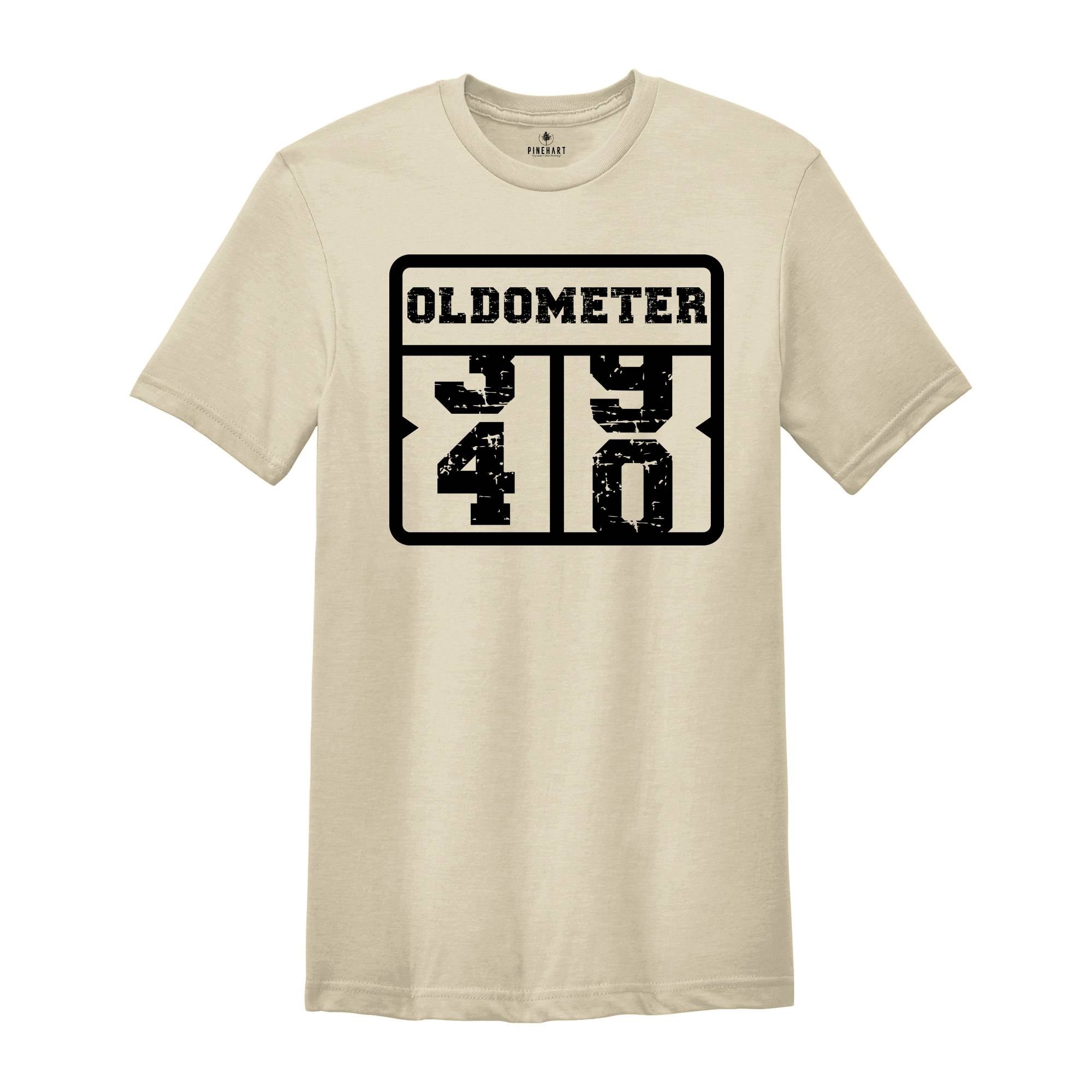 Oldometer 40 Shirt, 40th Birthday Shirt, Funny Birthday Gift, Birthday Party Tee, Born in 1984, Girls Trip Shirt, Husband Birthday Gift