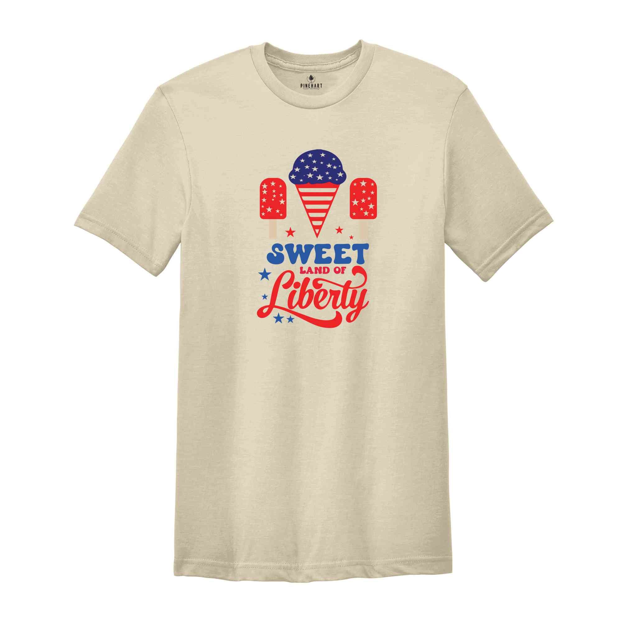 Sweet Land Of Liberty Shirt, Honor Day Tees, Patriotic Shirt, American Honor Day Shirt, Libery Shirt, Freedom Shirt