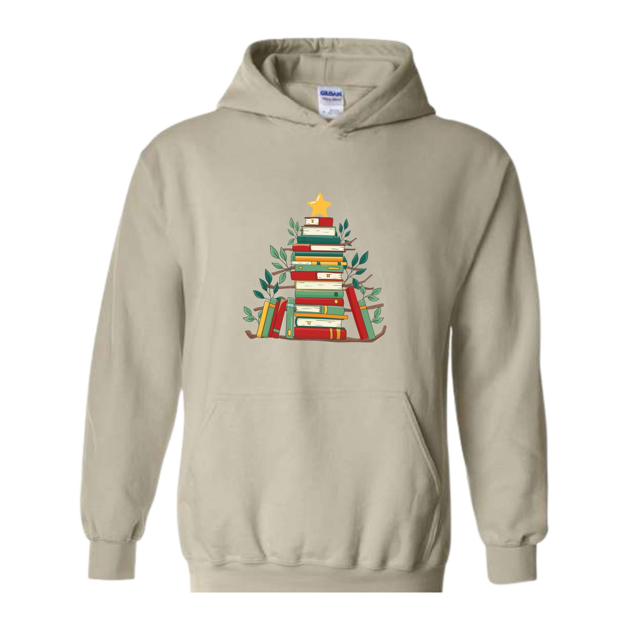 Book Christmas Tree Sweatshirt, Book Lover Gift, Christmas Tree T-Shirt, Book Lover Shirt, Christmas Bookworm, Bookish Christmas Gift, Liter