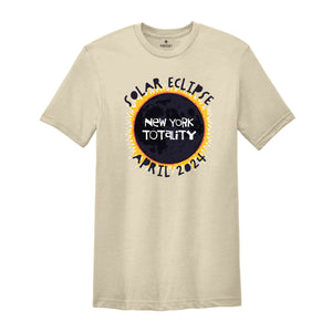 New York Totality Shirt, New York Total Solar Eclipse Shirt, Celestial Shirt, Eclipse Event 2024 Shirt, April 8th 2024