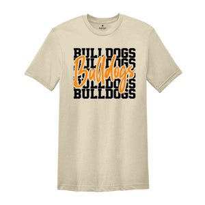 Team Mascot Shirt, Bulldogs Team Shirt, Bulldogs Football Shirt, Bulldogs Fan Shirt, Bulldogs School Shirt, Bulldogs School Spirit