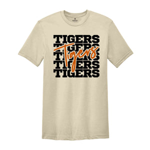 Team Mascot Shirt, Tigers Team Shirt, Tigers Football Shirt, Tigers Fan Shirt, Tigers School Tee, Tigers School Spirit, Tigers Mom Shirt