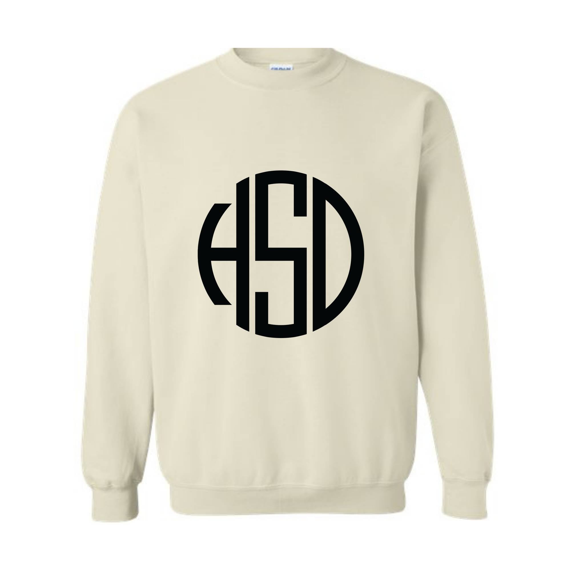 Monogram Sweatshirt, Monogram Hoodie, Custom Initials Sweatshirt, Custom Initials Hoodie, Custom Monogram Hoodie, Personalized Monogram