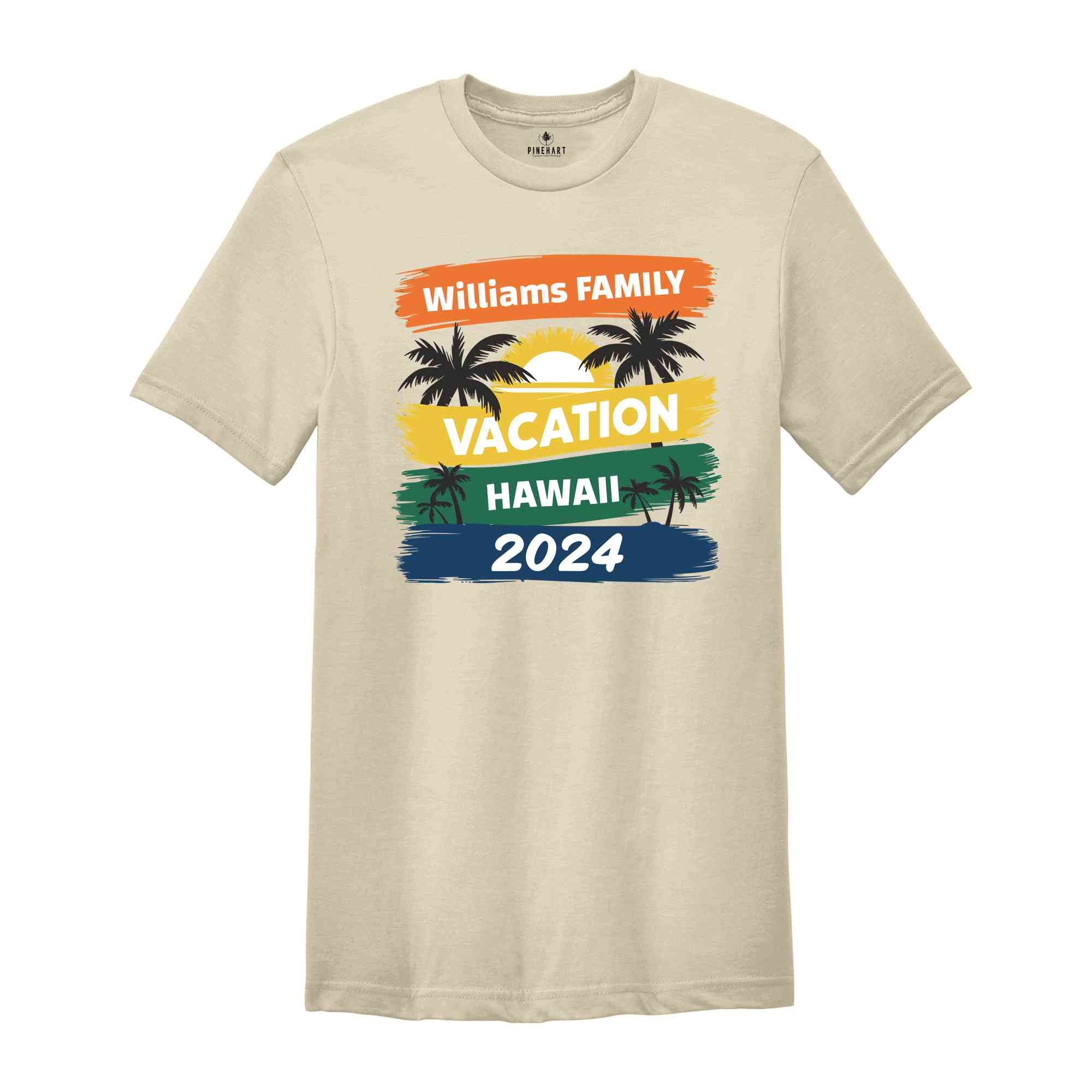 Family Vacation 2024 Shirt, Matching Family Trip Shirt, Personalized Family Shirt, Custom Vacation Shirt, Family Cruise Shirt, Summer Shirts