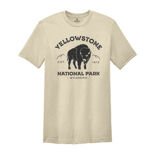 Yellowstone National Park Est.1872 T-Shirt, Yellowstone T-Shirt, Yellowstone National Park Shirt, Camping Shirt, Nature Lover Tee