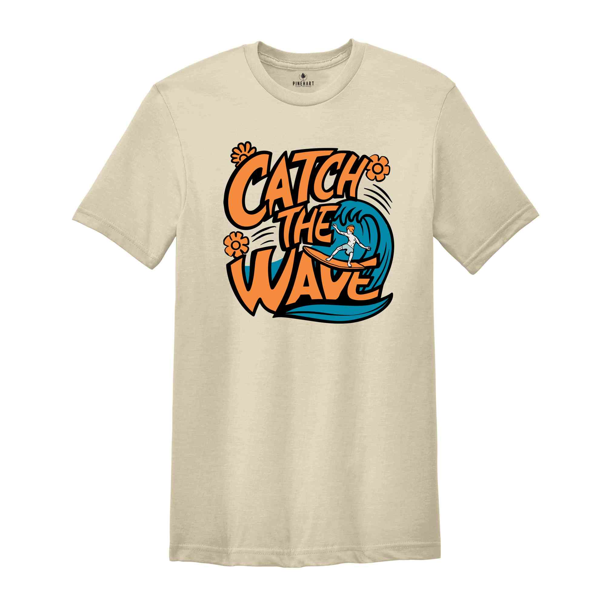 Catch The Waves Shirt, Retro Summer Shirt, Beach Surfing Shirt, Surfer Gift, Beach Lover Shirt, Vintage Summer Shirt, Beach Shirt