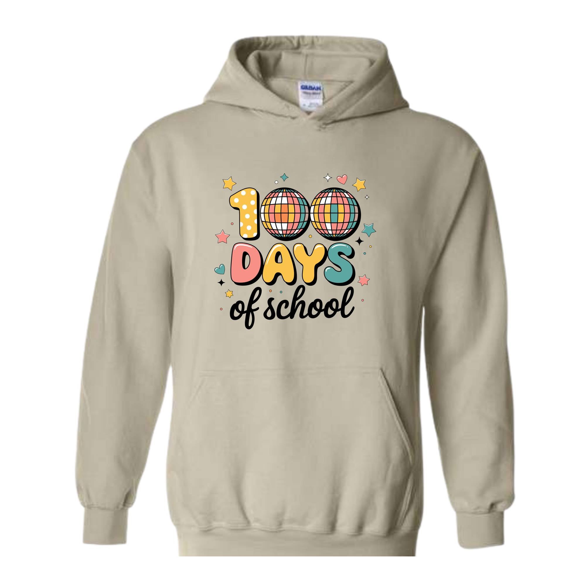 100 Days of School Sweatshirt, 100 Day Hoodie, 100th Day Of School Celebration, Student Hoodie, Back to School Hoodie, Gift For Teacher