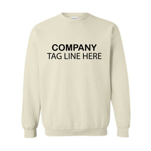 Custom Company Logo Sweatshirt, Custom Matching Sweatshirt, Custom Back And Front Sweatshirt, Personalized Company Custom Sweatshirt