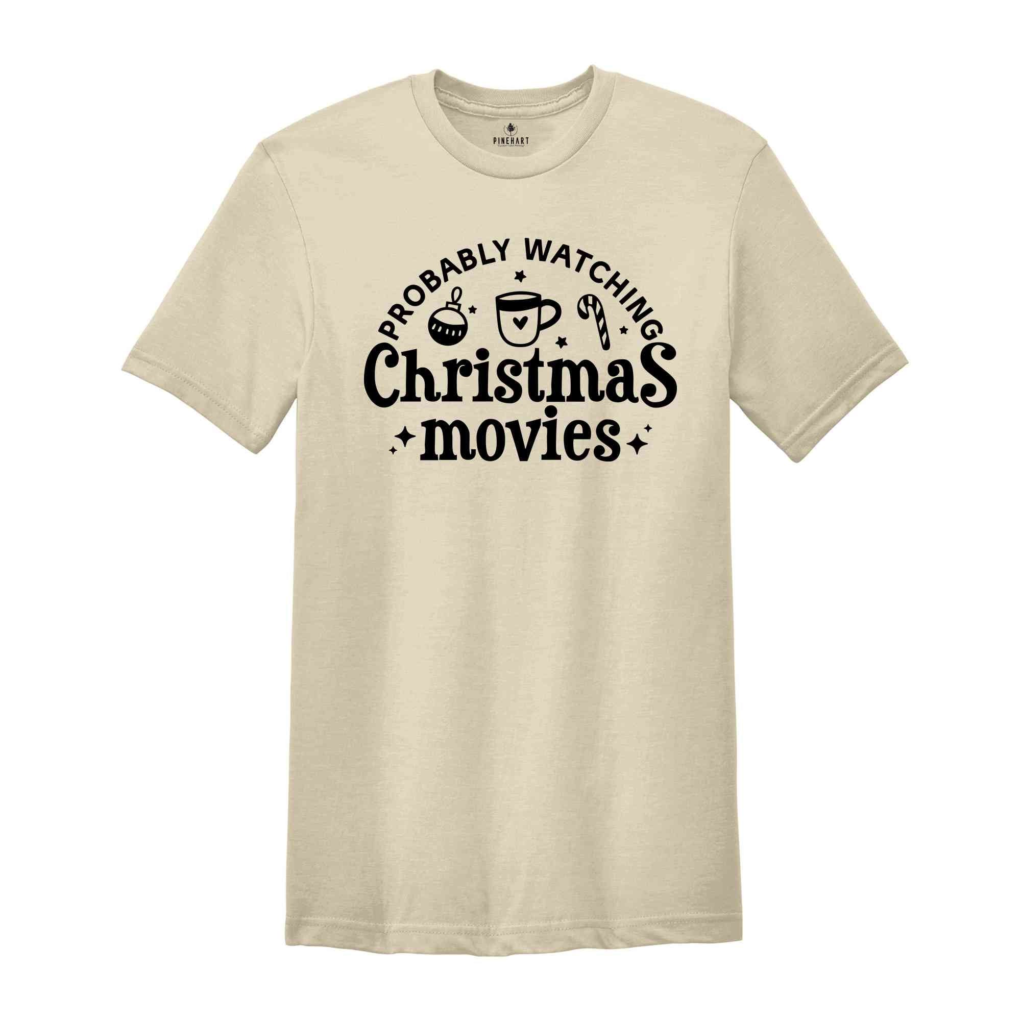 Probably Watching Christmas Movie Shirt, Christmas Plan Shirt, Christmas Gift, Christmas Pajamas, New Year Shirt, New Year Planning