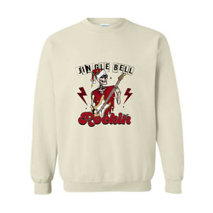 Jingle Bell Rockin Sweatshirt, Christmas Sweatshirt, Christmas Gifts, Christmas Rock Sweatshirt