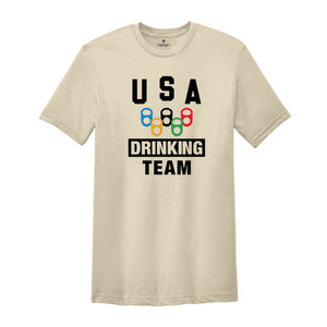 USA Drinking Team Shirt, Beer Party T-shirt, 4th Of July Drinking Party Shirt, Independence Day Gift, Gift For American